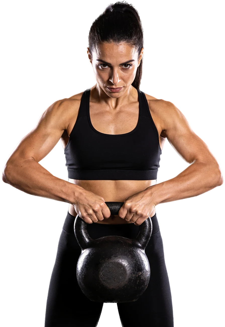 Atleta con kettlebell — HealthClub, palestre a Carpi