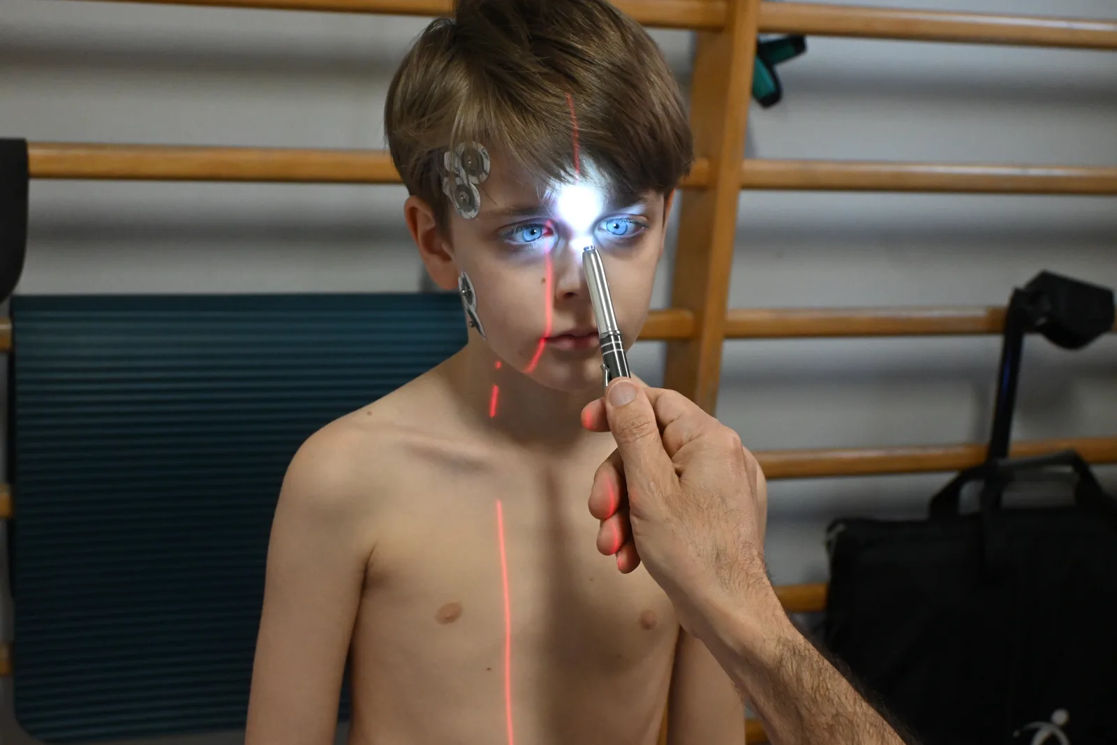 Esame posturale con laser IRON